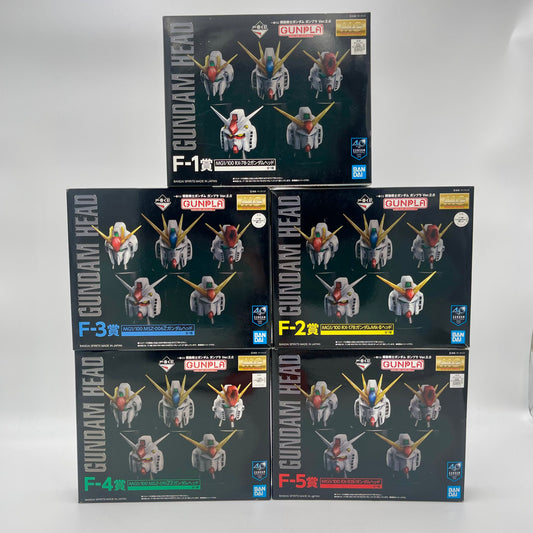Bandai Gundam Head Collection MG Style RX-78-2 Display Model Kit (F-1 to F-5 Variants)