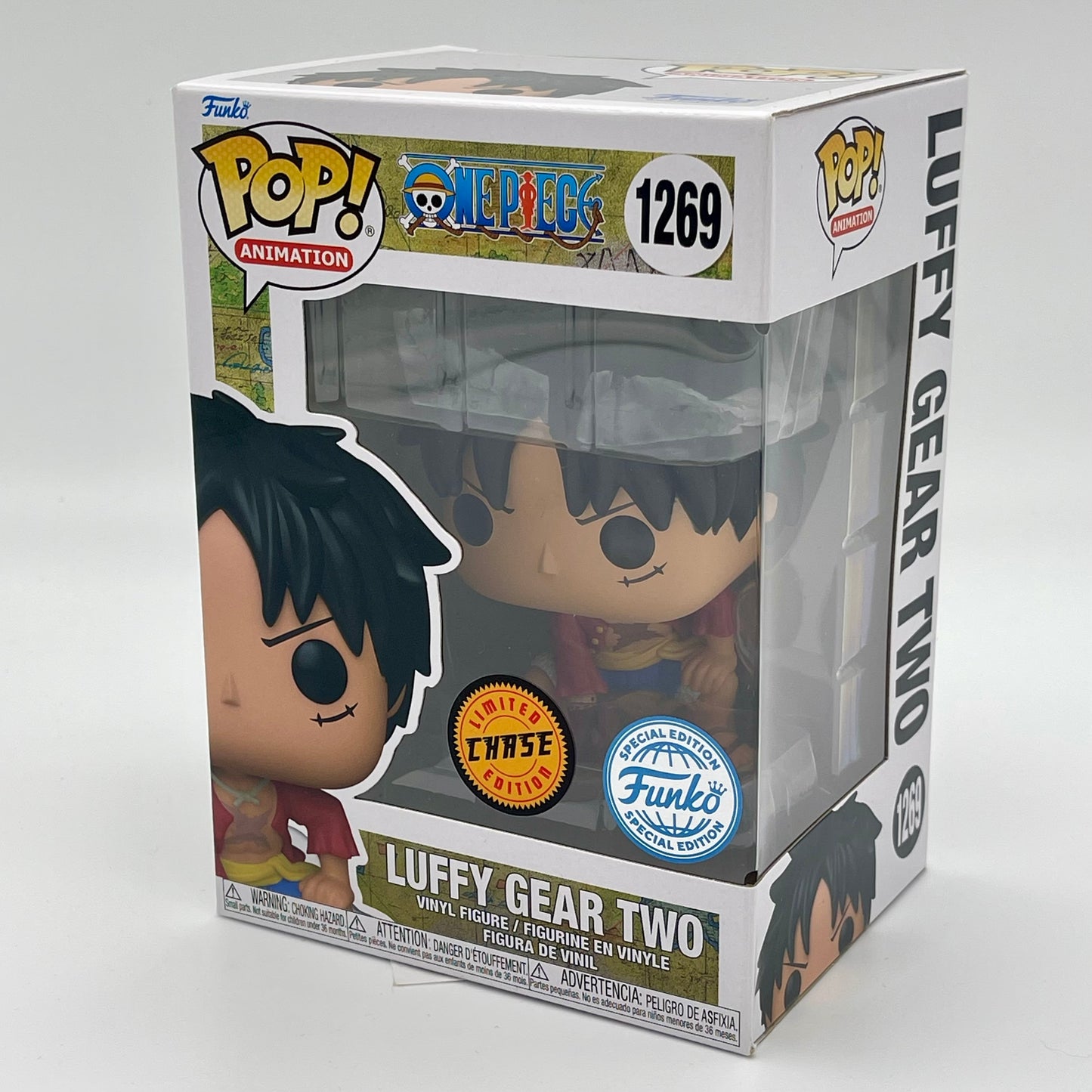 Funko Pop Luffy Gear Two #1269 One Piece Chase Edition