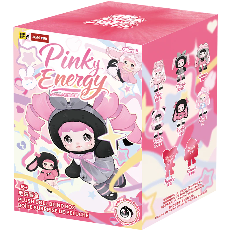 Nommi Pinky Energy Series Plush Doll Blind Box (PRE-ORDER)