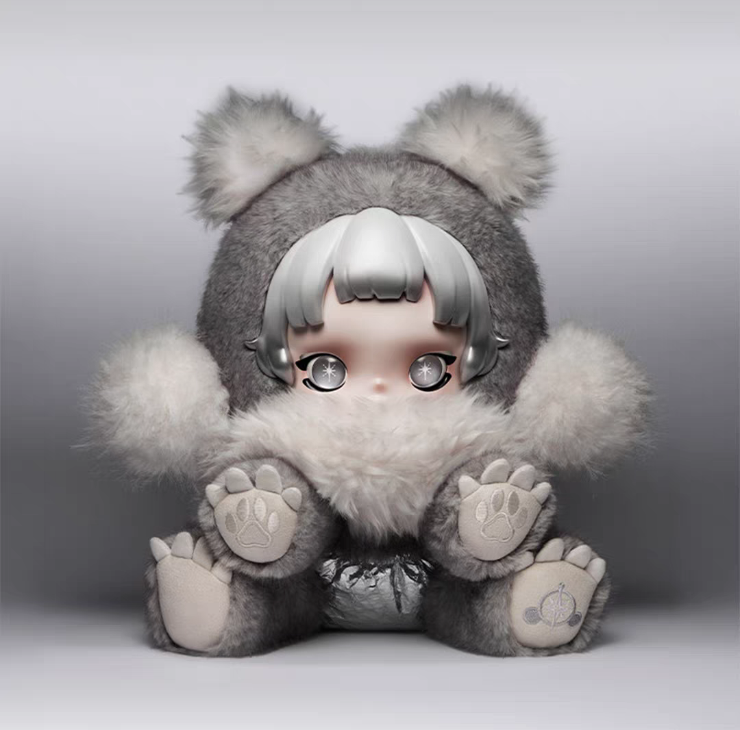 SKULLPANDA Punk Panda Plush Doll