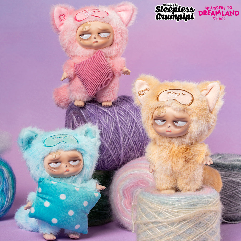 Grumpipi V2 Whispers To Dreamland Series Blind Box Vinyl Plush Pendant Art Toys