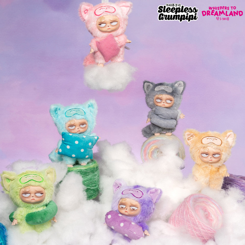 Grumpipi V2 Whispers To Dreamland Series Blind Box Vinyl Plush Pendant Art Toys