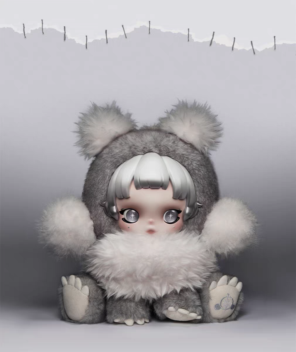 SKULLPANDA Punk Panda Plush Doll