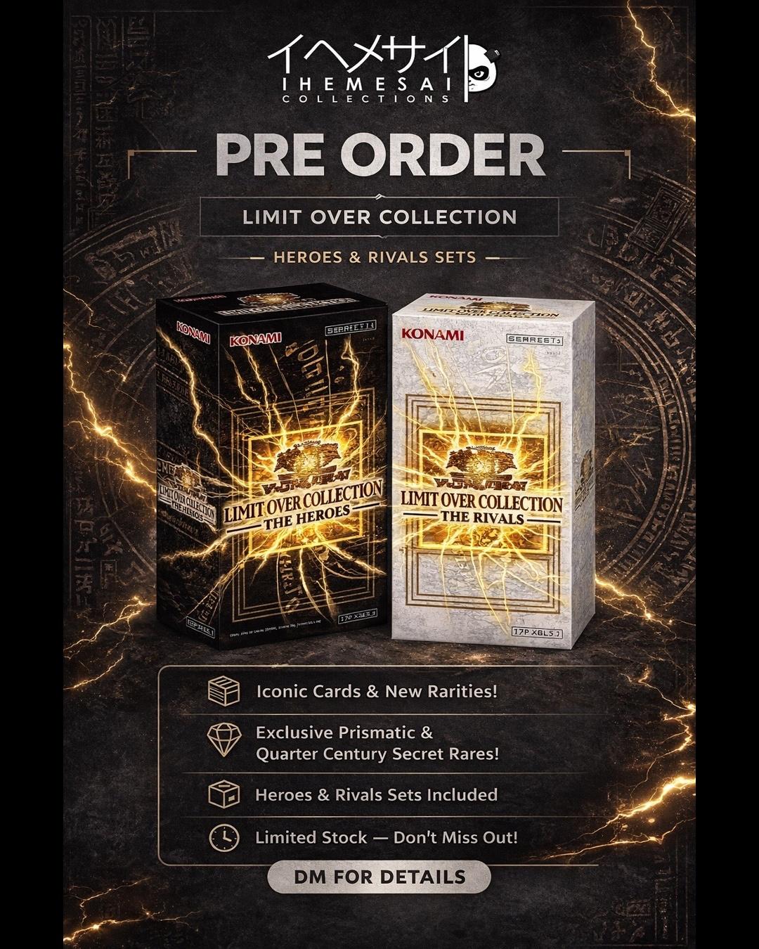 Yu-Gi-Oh! Limit Over Collection Heroes & Rivals (Japanese Version) – Pre-Order | Limited Allocation