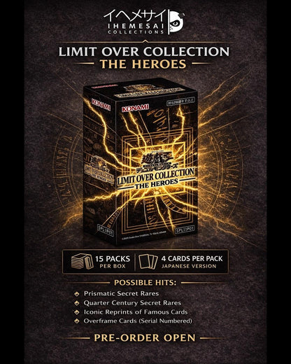 Yu-Gi-Oh! Limit Over Collection Heroes & Rivals (Japanese Version) – Pre-Order | Limited Allocation