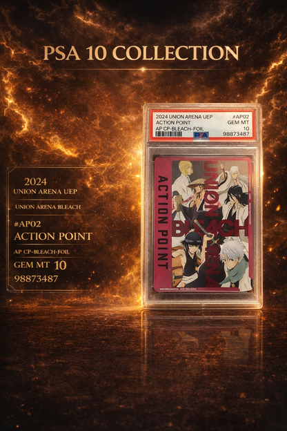 Union Arena PSA 10 GEM MT Slabs Collection (Bleach / Jujutsu Kaisen / Code Geass)