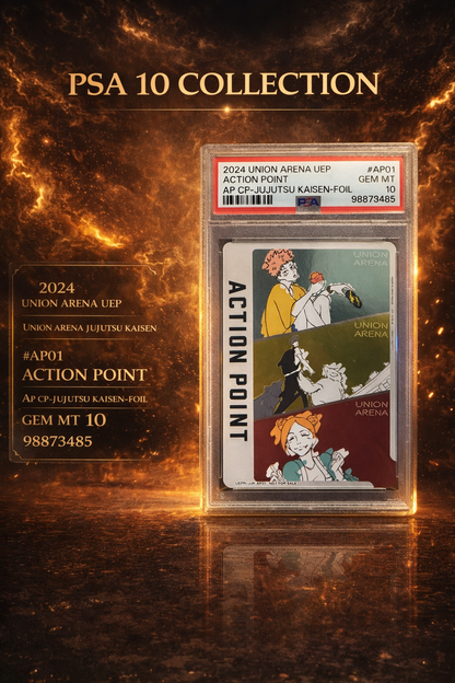 Union Arena PSA 10 GEM MT Slabs Collection (Bleach / Jujutsu Kaisen / Code Geass)