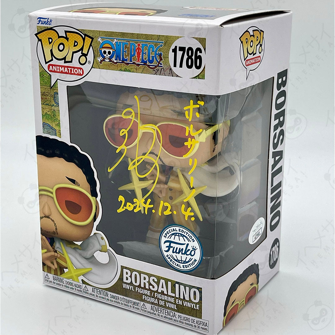 Funko Pop Borsalino One Piece Signed Autographed Vinyl Figure