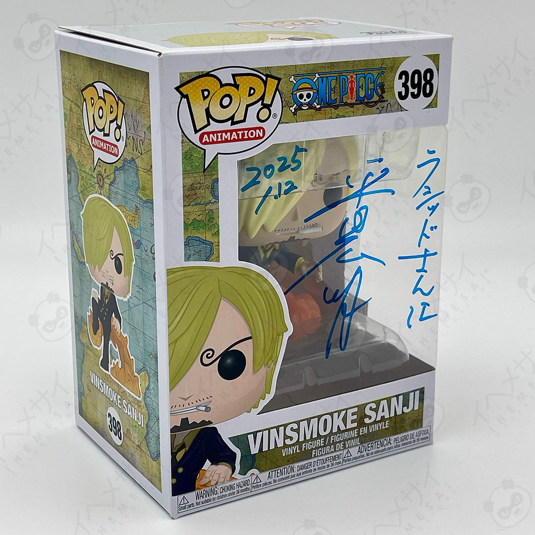 Signed Funko Pop Sanji One Piece HIT