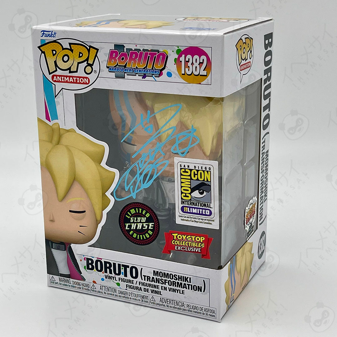 Signed Funko Pop Boruto Momoshiki Chase SDCC