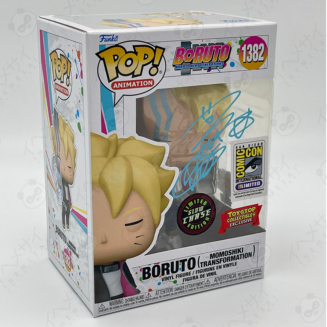 Signed Funko Pop Boruto Momoshiki Chase SDCC