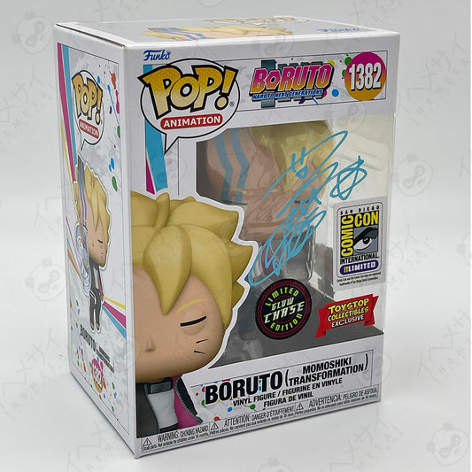 Signed Funko Pop Boruto Momoshiki Chase SDCC