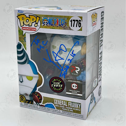 Signed Funko Pop General Franky One Piece Chase