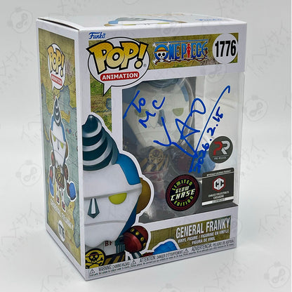 Signed Funko Pop General Franky One Piece Chase
