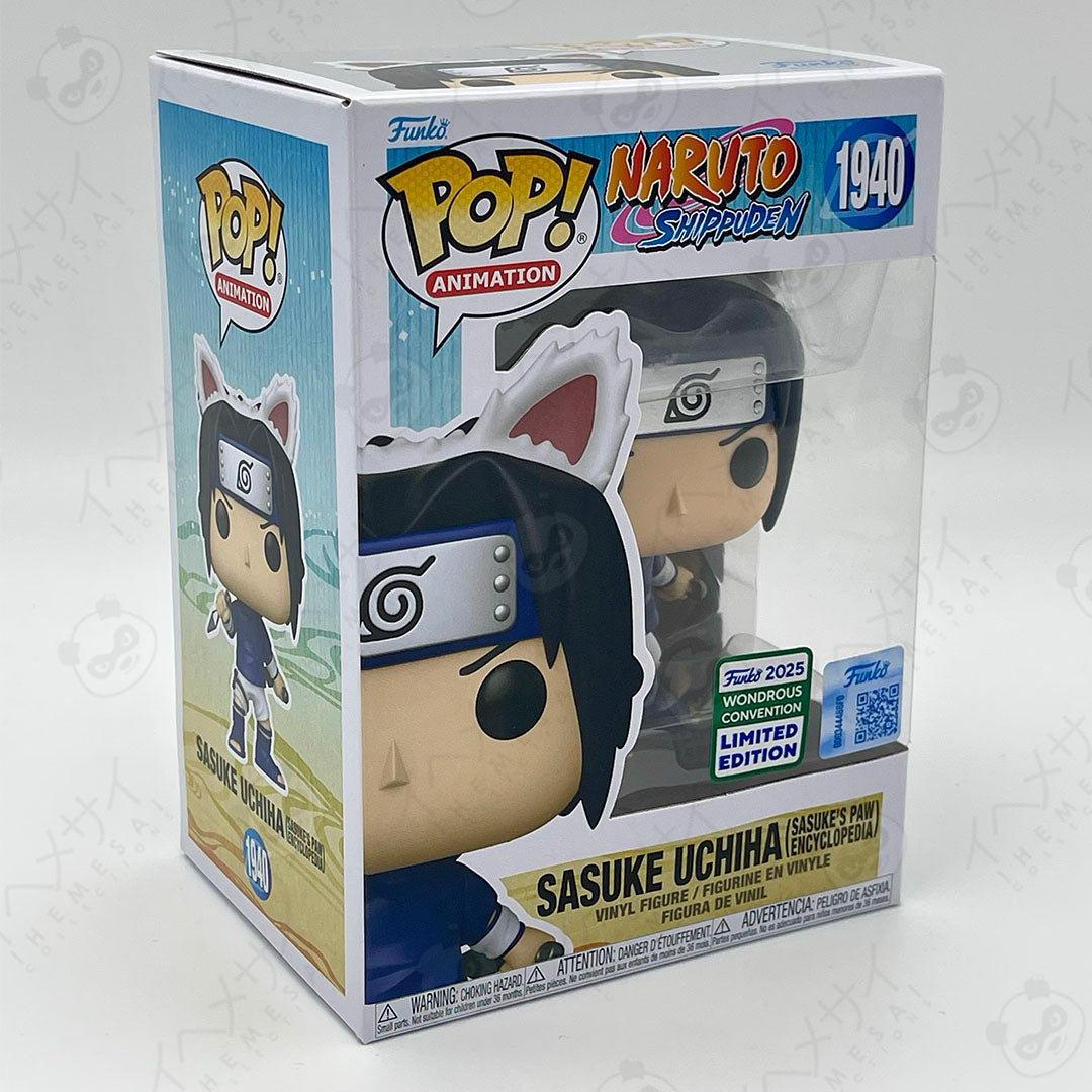 Funko Pop Sasuke Uchiha Sasuke Paw Encyclopedia Limited
