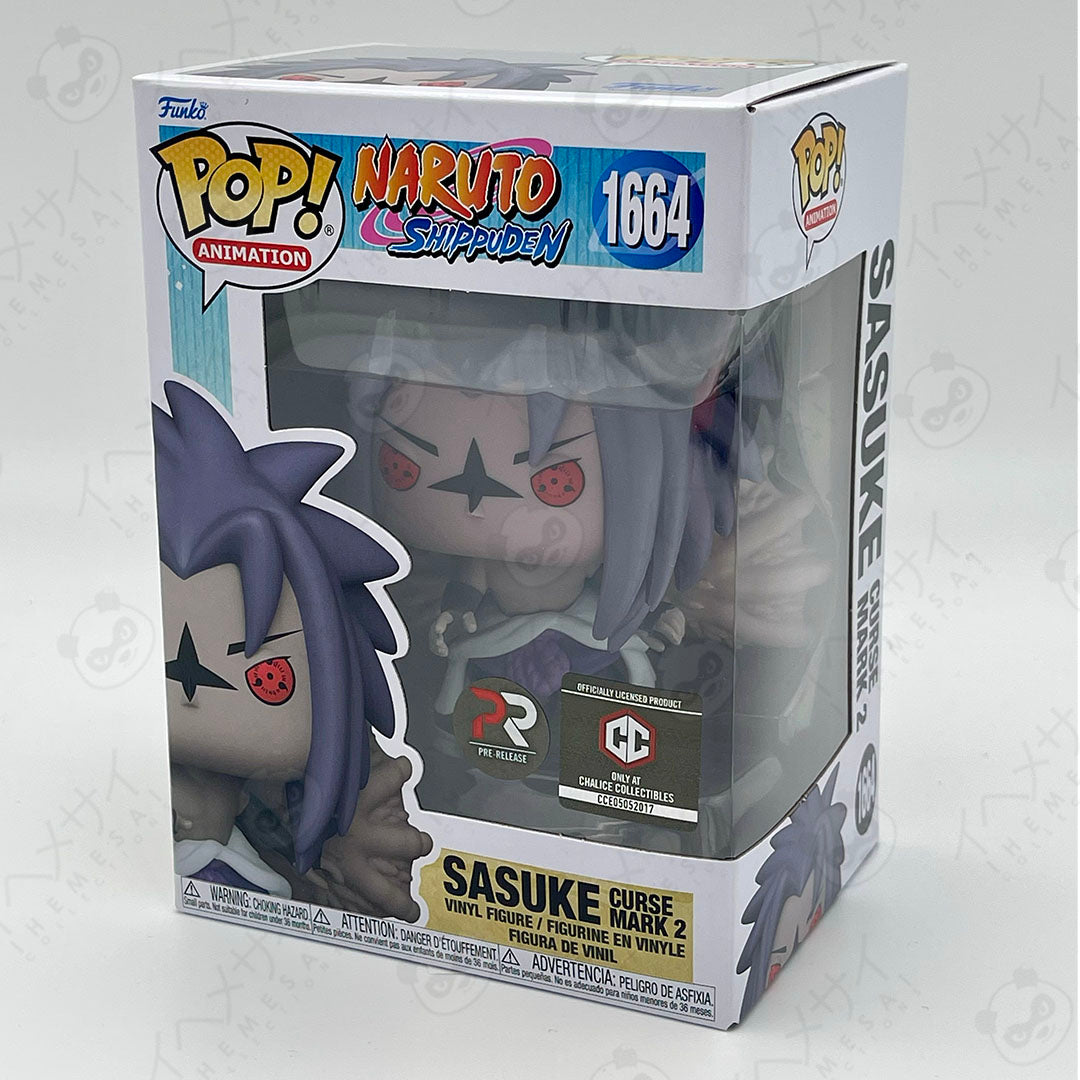 Funko Pop Sasuke Curse Mark 2 Chalice Collectibles Exclusive