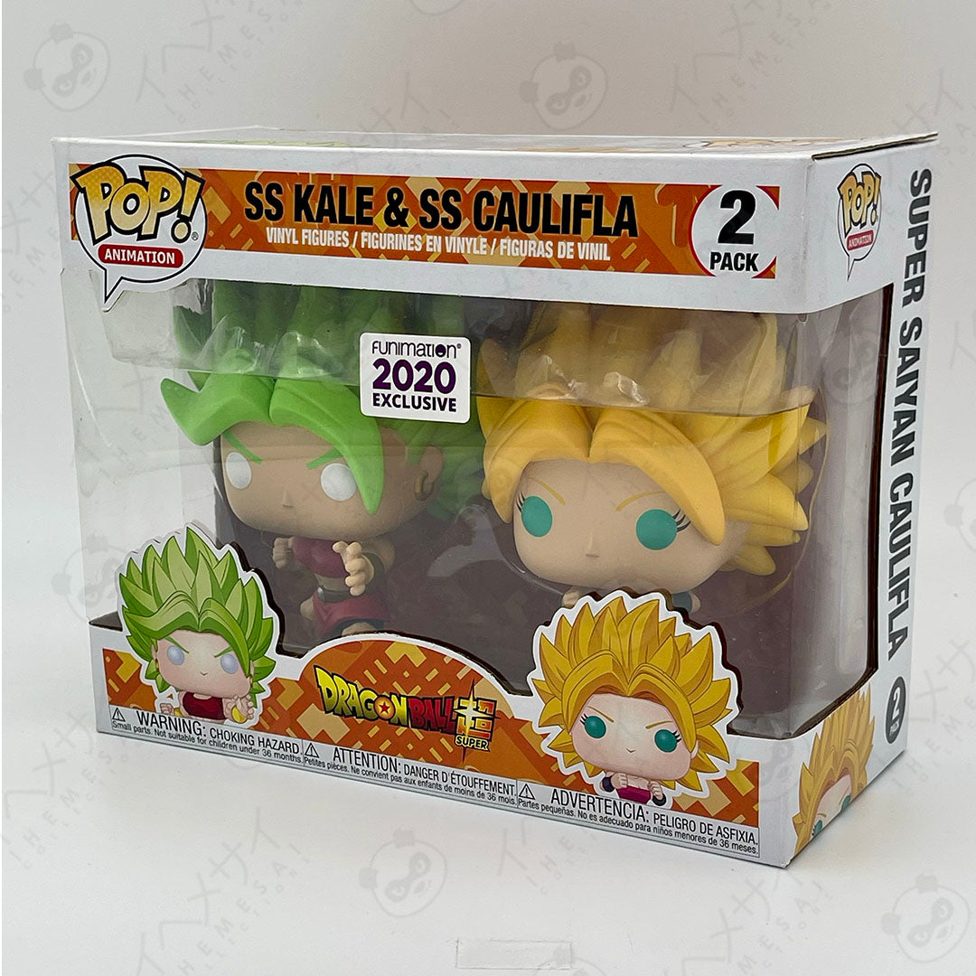 Funko Pop SS Kale & SS Caulifla 2-Pack Funimation 2020 Exclusive Dragon Ball Super