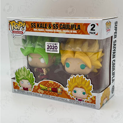 Funko Pop SS Kale & SS Caulifla 2-Pack Funimation 2020 Exclusive Dragon Ball Super
