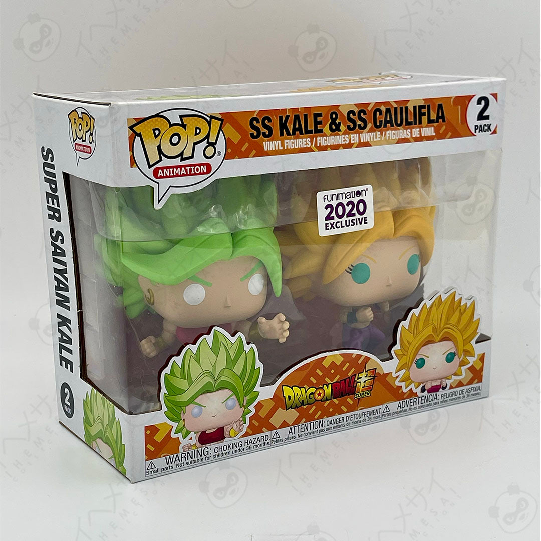 Funko Pop SS Kale & SS Caulifla 2-Pack Funimation 2020 Exclusive Dragon Ball Super