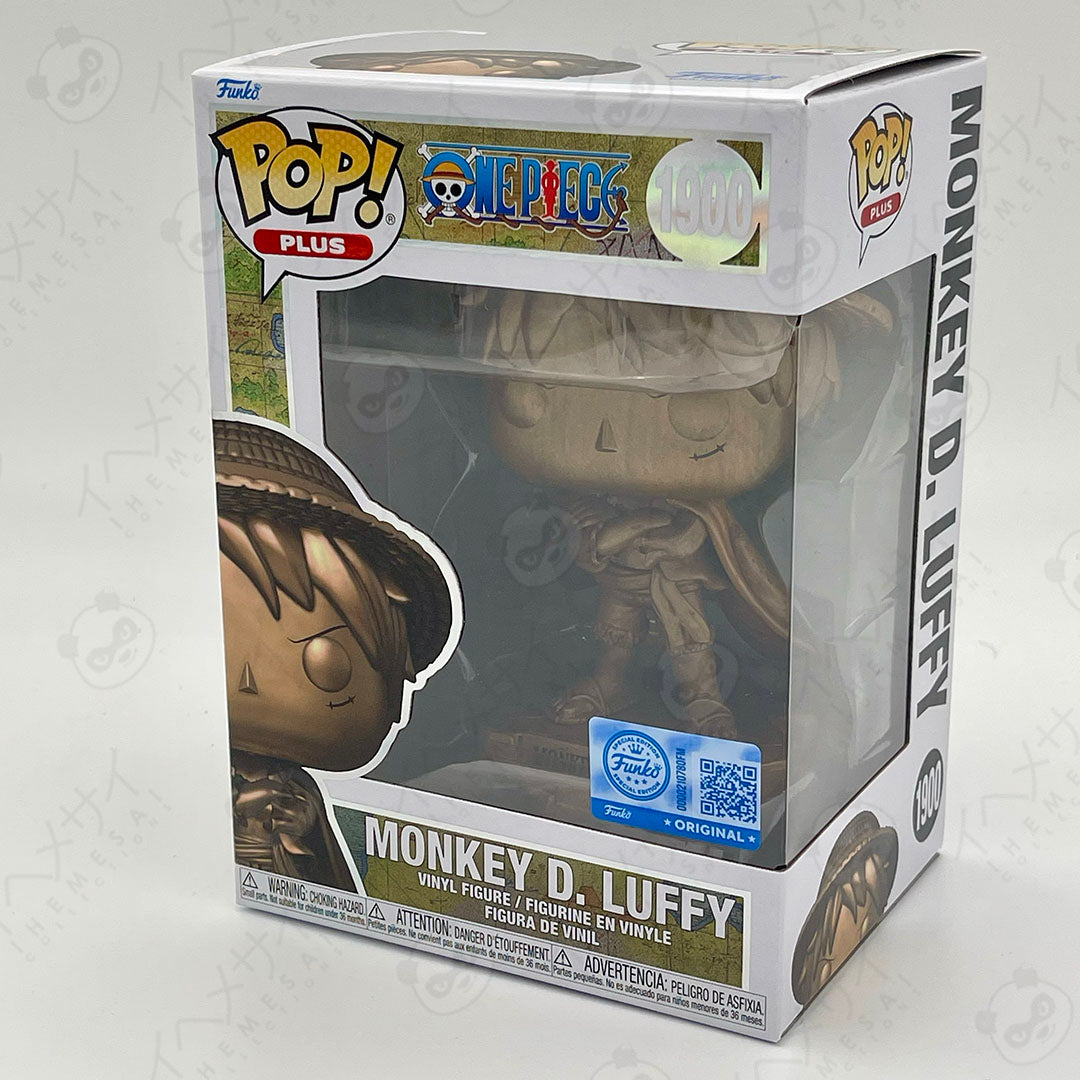 Funko Pop Monkey D Luffy #1900 One Piece Bronze Plus Edition Exclusive