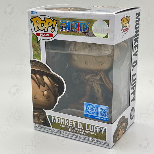 Funko Pop Monkey D Luffy #1900 One Piece Bronze Plus Edition Exclusive