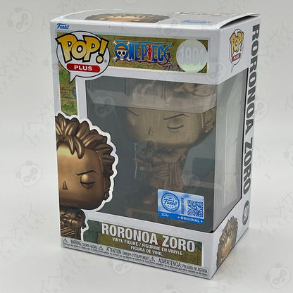 Funko Pop Roronoa Zoro #1901 One Piece Bronze Plus Edition Exclusive UAE | ihemesai collections