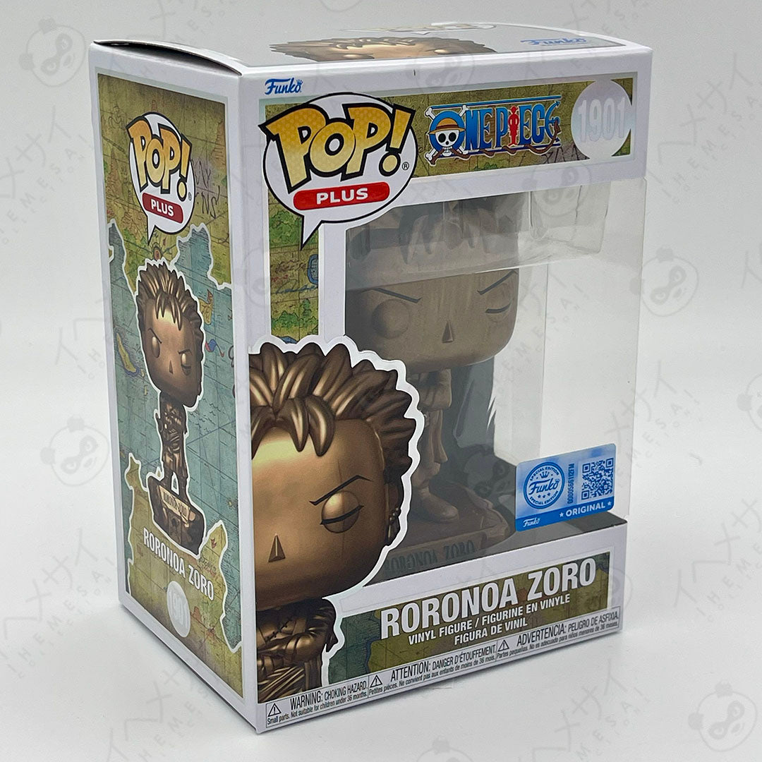 Funko Pop Roronoa Zoro #1901 One Piece Bronze Plus Edition Exclusive UAE | ihemesai collections