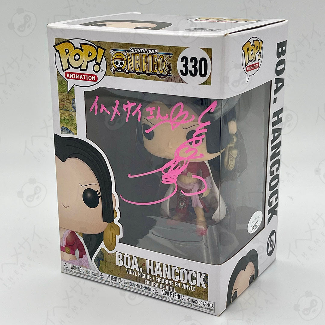 Funko Pop Boa Hancock #330 One Piece Signed by Kotono Mitsuishi JSA Authenticated Autographed Vinyl Figure