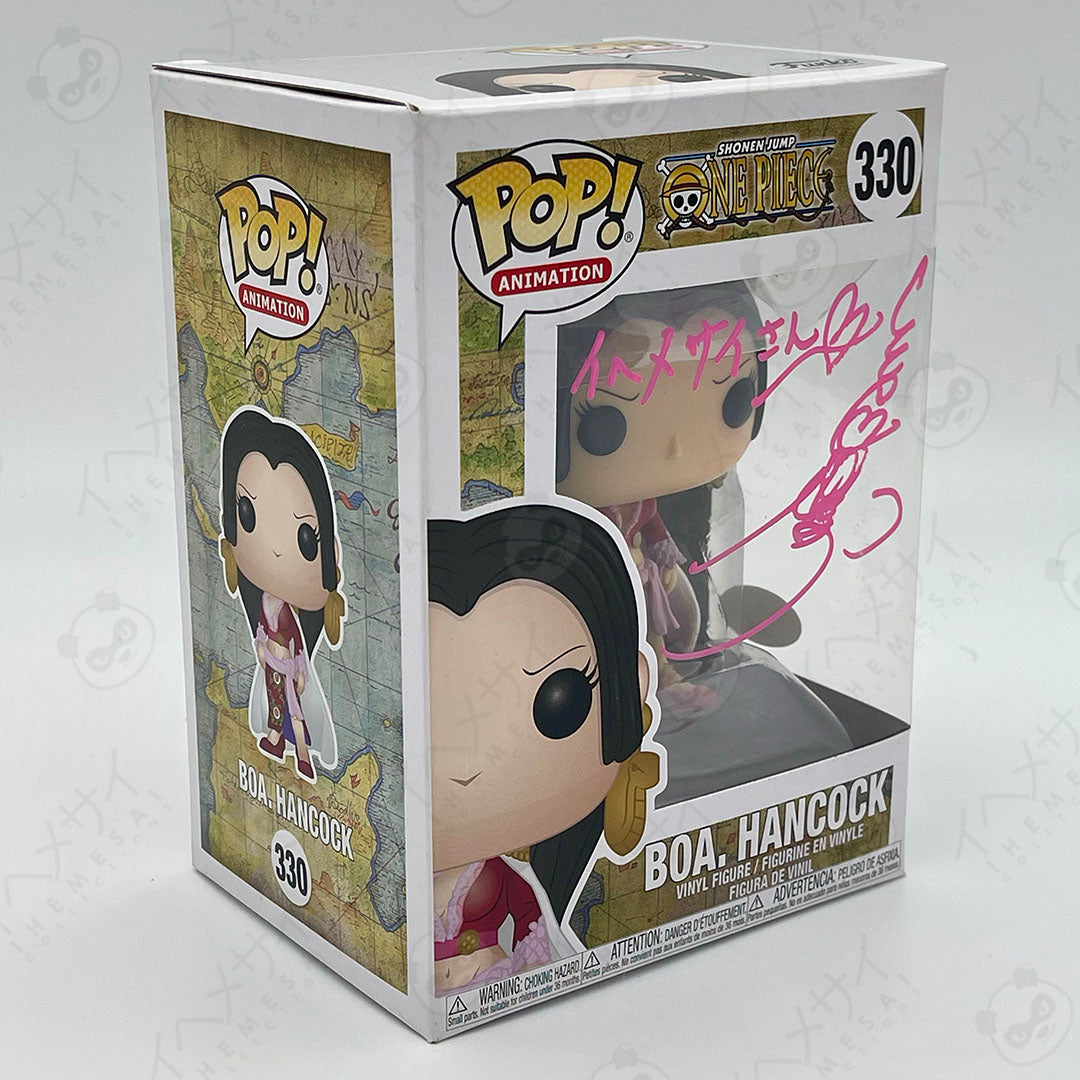 Funko Pop Boa Hancock #330 One Piece Signed by Kotono Mitsuishi JSA Authenticated Autographed Vinyl Figure