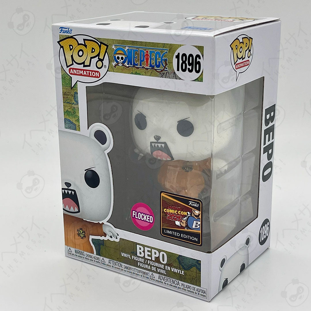 Funko Pop Bepo #1896 One Piece Flocked Limited Edition Bahrain Comic Con Exclusive UAE
