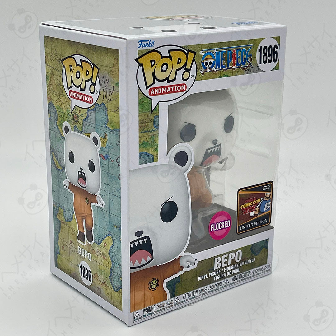 Funko Pop Bepo #1896 One Piece Flocked Limited Edition Bahrain Comic Con Exclusive UAE