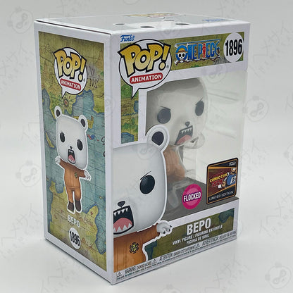Funko Pop Bepo #1896 One Piece Flocked Limited Edition Bahrain Comic Con Exclusive UAE