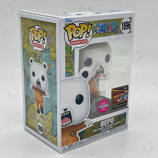 Funko Pop Bepo #1896 One Piece Flocked Limited Edition Bahrain Comic Con Exclusive UAE