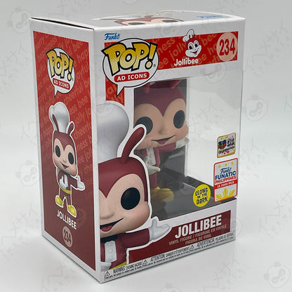 Funko Pop Jollibee #234 Ad Icons Glow in the Dark Funatic Philippines LE 3000 PCS