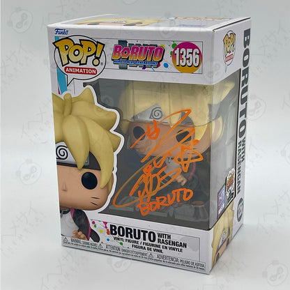 Funko Pop Boruto with Rasengan #1356 Signed JVA Speedy Comics HIT Authenticated