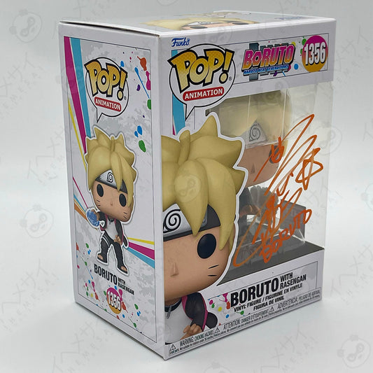Funko Pop Boruto with Rasengan #1356 Signed JVA Speedy Comics HIT Authenticated