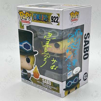 Funko Pop Sabo #922 One Piece Double Signed JVA JSA HIT Certified