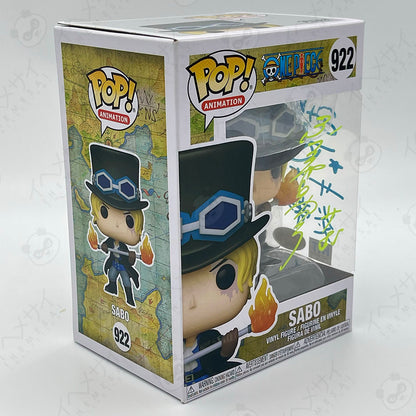 Funko Pop Sabo #922 One Piece Double Signed JVA JSA HIT Certified