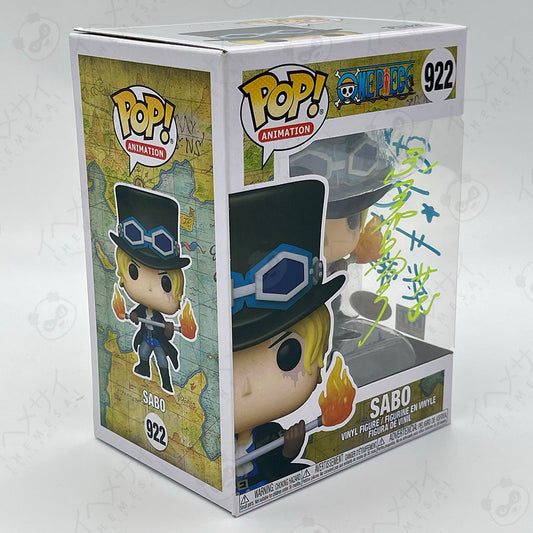 Funko Pop Sabo #922 One Piece Double Signed JVA JSA HIT Certified