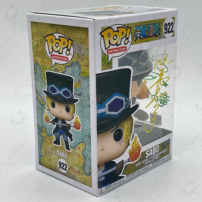 Funko Pop Sabo #922 One Piece Double Signed JVA JSA HIT Certified