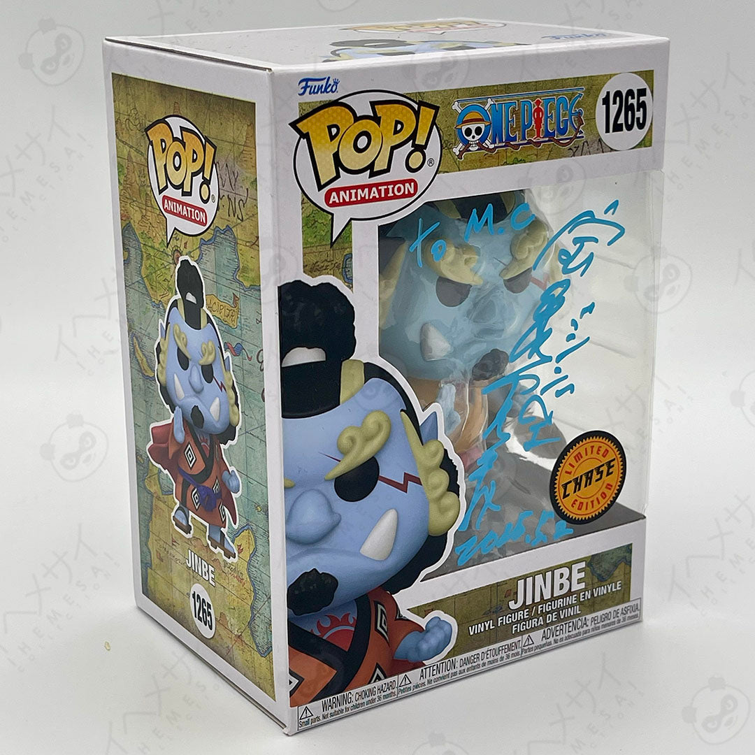 Funko Pop Jinbe #1265 One Piece Chase Limited Edition Signed JVA JSA Certified