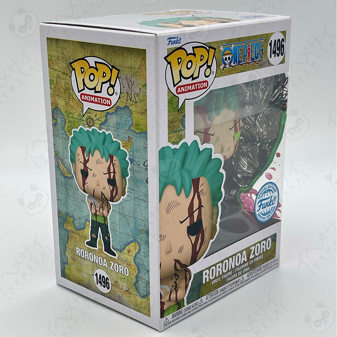 Funko Pop Roronoa Zoro #1496 One Piece Special Edition Custom Artwork Box