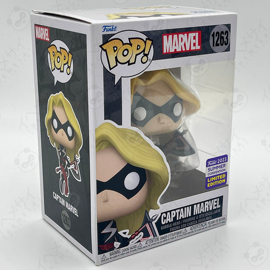 Funko Pop Captain Marvel #1263 Marvel 2023 Summer Convention Limited Edition Bobble-Head Figure
