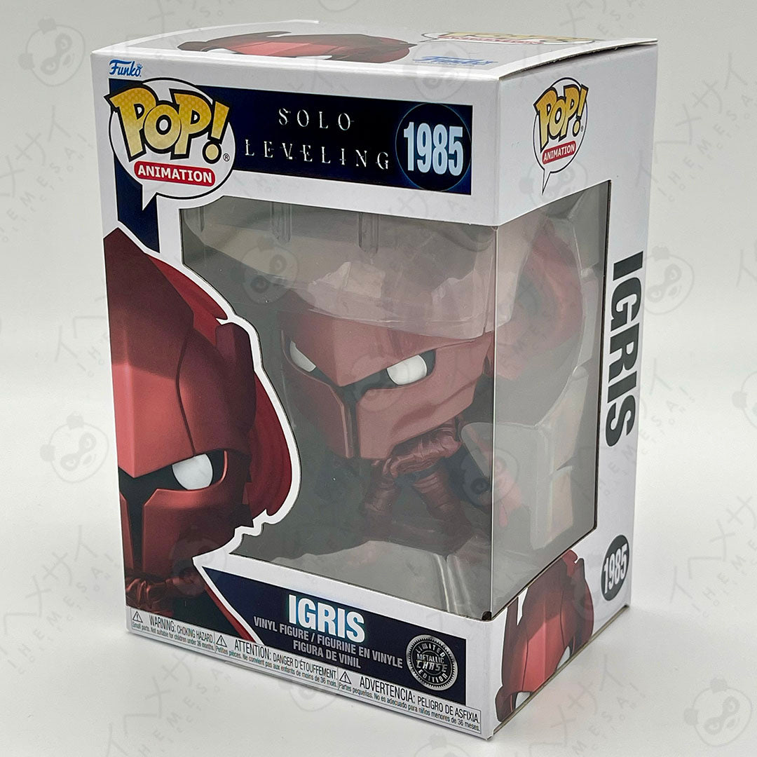 Funko Pop Igris #1985 Solo Leveling Metallic Exclusive Vinyl Figure