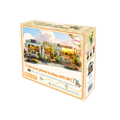 Coffee Rue M2506 DIY Miniature Coffee Shop Kit with Café Accessories