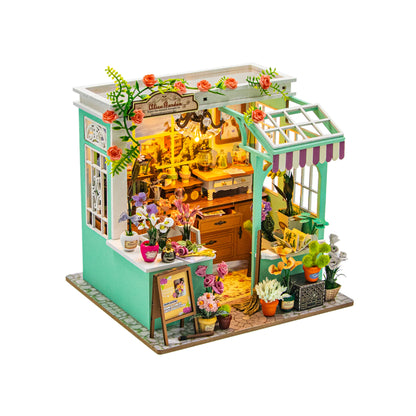 Alice Garden M2507Z DIY Miniature Flower Shop Kit