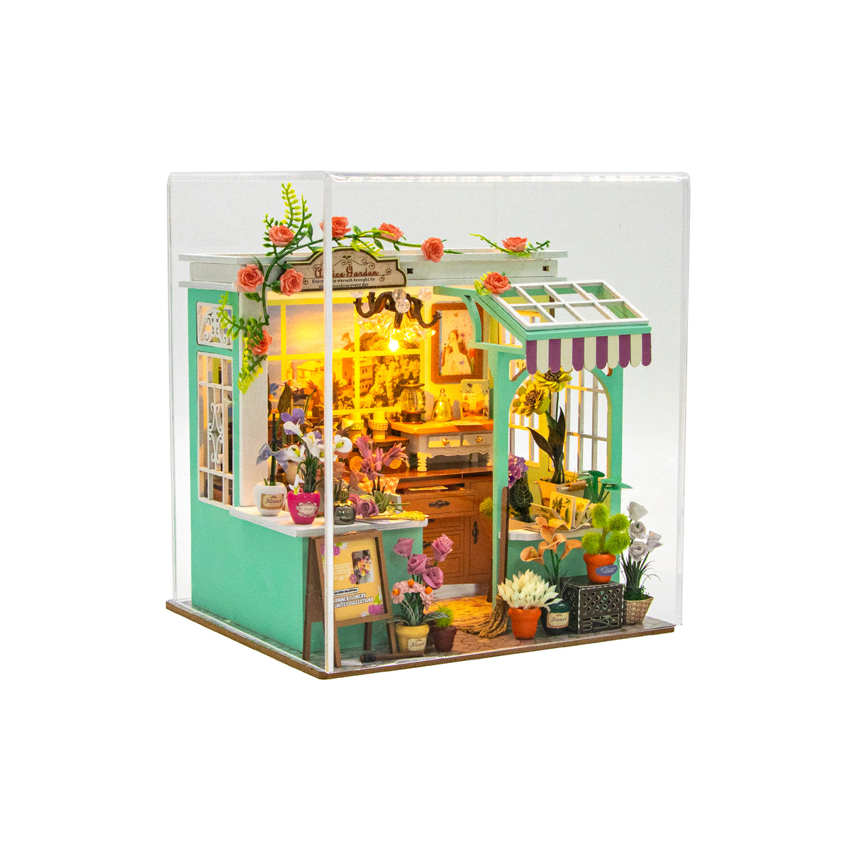 Alice Garden M2507Z DIY Miniature Flower Shop Kit