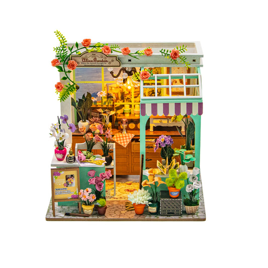 Alice Garden M2507Z DIY Miniature Flower Shop Kit