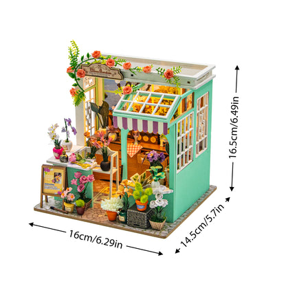 Alice Garden M2507Z DIY Miniature Flower Shop Kit