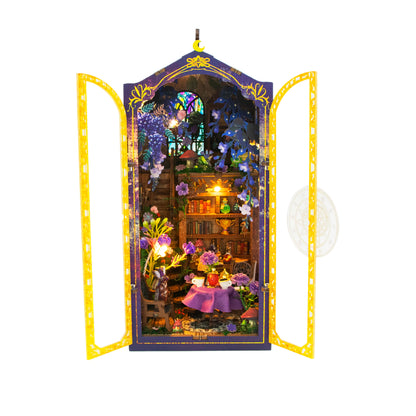 Magic Coffee House M2602 DIY Miniature Book Nook Kit with LED Lights
